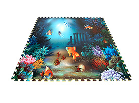 “Ocean” Puzzle Mat
